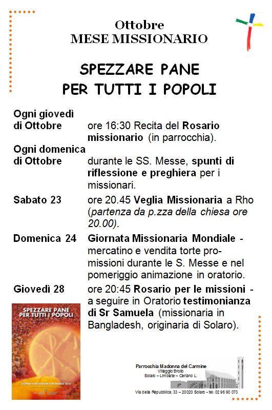 Ottobre missionario 2010